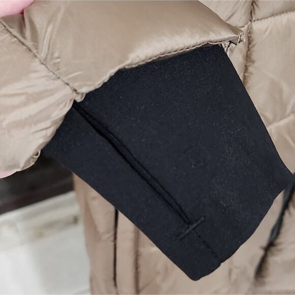 Michael Kors Truffle taupe packable long puffer Walking coat plus‎ size 2X new - Picture 12 of 14